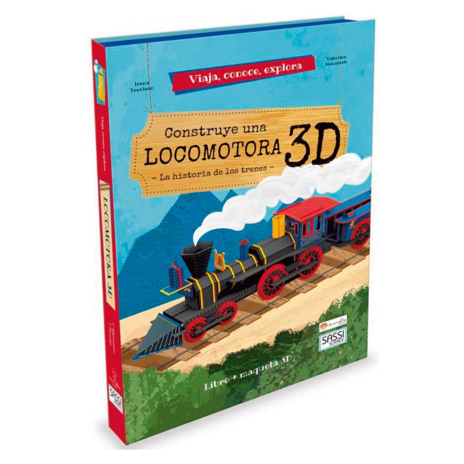 Manolito Books - Libro Mas Maqueta Construye Una Locomotora 3d