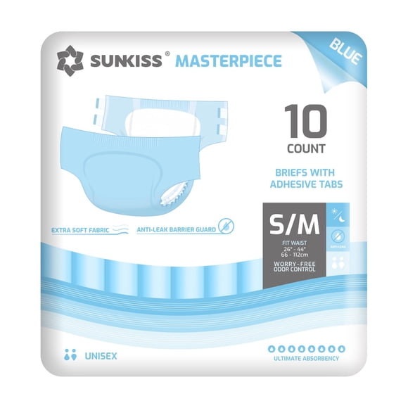 Pañales desechables SUNKISS Masterpiece para adultos para incontinencia
