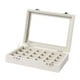 thumbnail image 1 of Joyero De Terciopelo, Caja De Almacenamiento De Joyas, Anillos Elegantes, Bandeja Organizadora De Pendientes, 24 Rejillas, 1 of 5