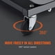 thumbnail image 3 of Asiento de garaje o taller Rolling Creeper VEVOR, 113 kg de capacidad, negro, 3 of 9