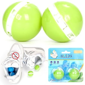 Aileda - Aromatizador Eliminador De Olores Zapatos/Botas 2 Pzas Olor A Menta