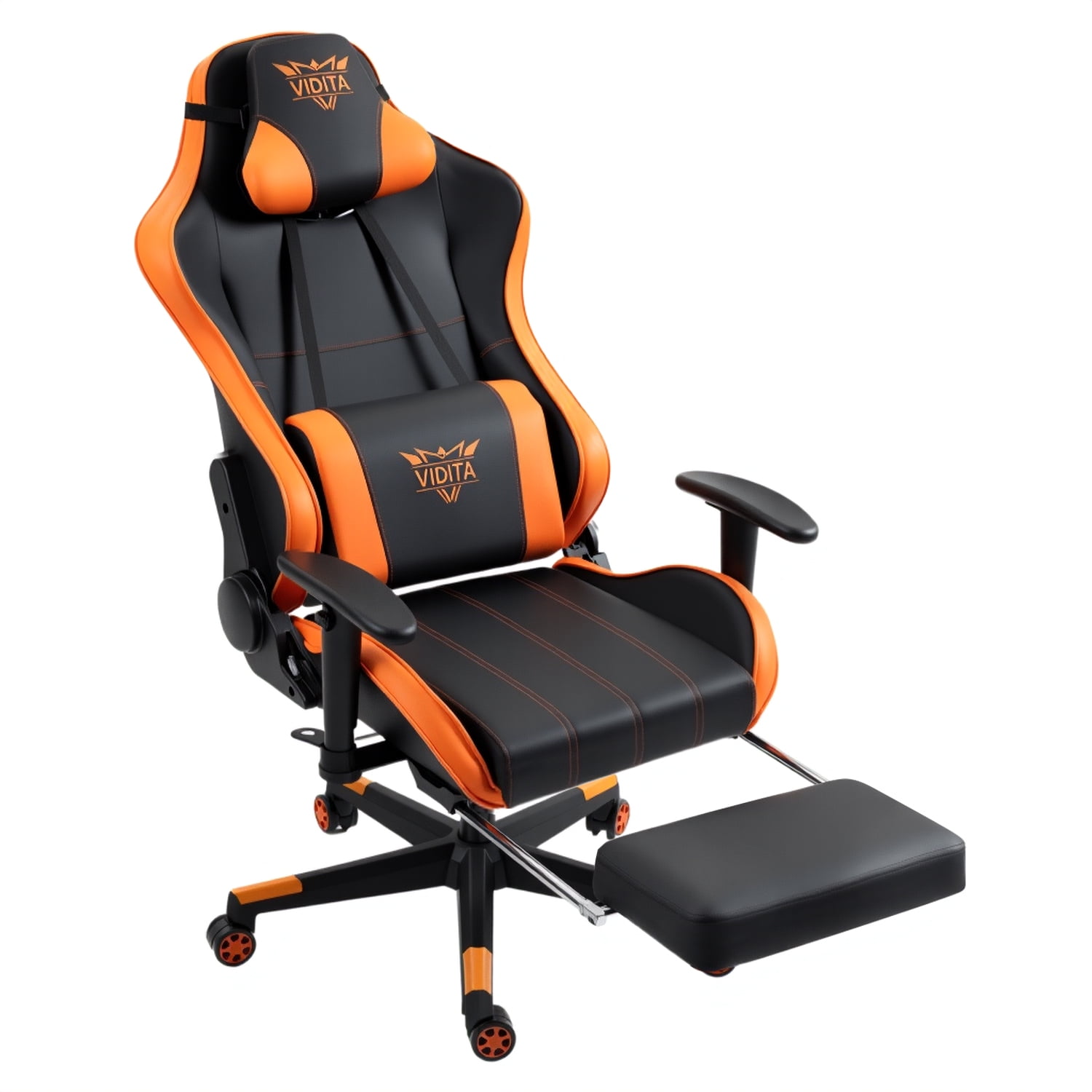 Vidita - Silla Gamer Premium Es900 Reclinable 180° Reposabrazos 2d - Naranja