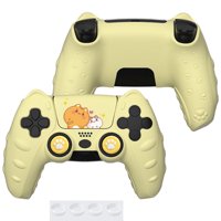 Funda Protectora Silicona Aaronmei Ps5 Amarillo