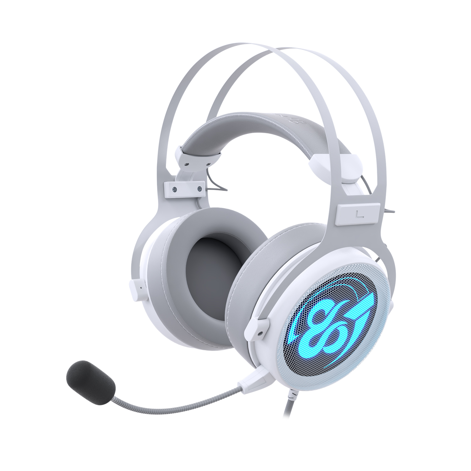 Newskill - Audifono Gamer 7.1 Rgb Kimera V2 Ivory