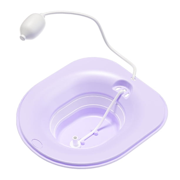 Lavabo De Asiento Para Inodoro, Asiento De Vapor Universal De Gran Capacidad Para Mujeres Y Hombres, Color Morado