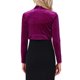 thumbnail image 3 of INSPIRE CHIC Chaqueta Bolero Abierta de Manga Larga de Terciopelo para Mujer, Color Púrpura Ciruela, Talla L, 3 of 6