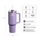 thumbnail image 2 of Quencher H2.0 Adventure Periwinkle Shimmer | 1.18 lt, 2 of 6