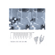 thumbnail image 3 of Juego luces navidad cascada 300 leds cubre 10 metros boda blancas, 3 of 3