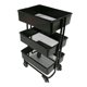 thumbnail image 2 of Estante De Almacenamiento De Metal Para Mu?ecas 1/12 Con Ruedas, Piezas De Muebles Para Casa De Mu?ecas, 2 of 5