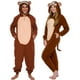 thumbnail image 1 of ¡Funziez! Disfraz de peluche unisex con forma de mono ajustado, 1 of 3