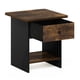 thumbnail image 5 of Mesa auxiliar Furinno Dario con repisa de almacenamiento y cajón de tela, 5 of 7