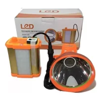 Max - Foco Cazeria Led Mineria Camping Usb Un Largo Alcance 300Mts