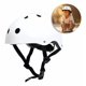 thumbnail image 1 of Casco Bicicleta Skate Roller Patin Regulable Niños Adulto Blanco, Mediano, 1 of 3