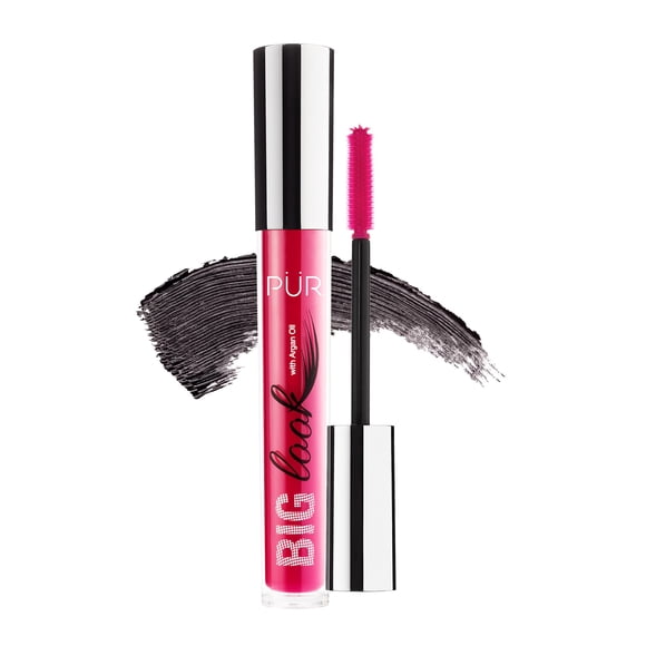 Máscara PÜR MINERALS Big Look, voluminizadora, negra, libre de crueldad animal