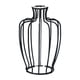 thumbnail image 1 of Florero De Arte Del Hierro, Florero Transparente Simple Para Sala De Estar, Césped, Decoración Del Hogar, Negro, 1 of 6