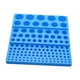 thumbnail image 3 of Caja de almacenamiento para fresado CNC, dispensador de taladros, organizador de accesorios resistente, ligero, multifunción, antideslizante, 131 orif azul, 3 of 5