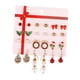 thumbnail image 2 of Pendientes De Moda Conjunto De Regalo De Reno Aro Copo De Nieve Para Fiesta De Navidad Amigo Bowknot, 2 of 5