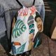 thumbnail image 4 of DJ Raphi Mochila de Cuerdas para Deportes y Gimnasio, Bolsa de Cuerdas Resistente al Agua, Bolsa Cinch, 30×40cm, 4 of 6