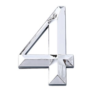 Bothyi - Número De Buzón Número De Casa 3D Para Habitación De Hotel Oficina Apartamento 4