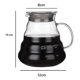 thumbnail image 2 of Jarra Decantadora V60 Jarra Cafetera Vidrio Y Goma 800ml Transparente, 2 of 3