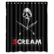 thumbnail image 1 of Cortina de ducha de película de terror "Scream", juego de cortinas de baño con ganchos, tamaño 60 x 72 pulgadas, 1 of 3