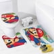 thumbnail image 4 of Super Mario-theme 4-Piece Shower Curtain Set with Rugs, Waterproof Bathroom Decor Set Includes Bath Mat, U-Shaped Rug, Toilet Lid Cover and Curtain with Hooks, 4 of 6