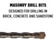 thumbnail image 2 of Broca percutora Drill America SDS3812 3/8 x 12 SDS-Plus, 2 of 9