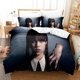 thumbnail image 1 of Wednesday Movie Bedding Three-Piece Set Production Quilt Cover, 1 of 5