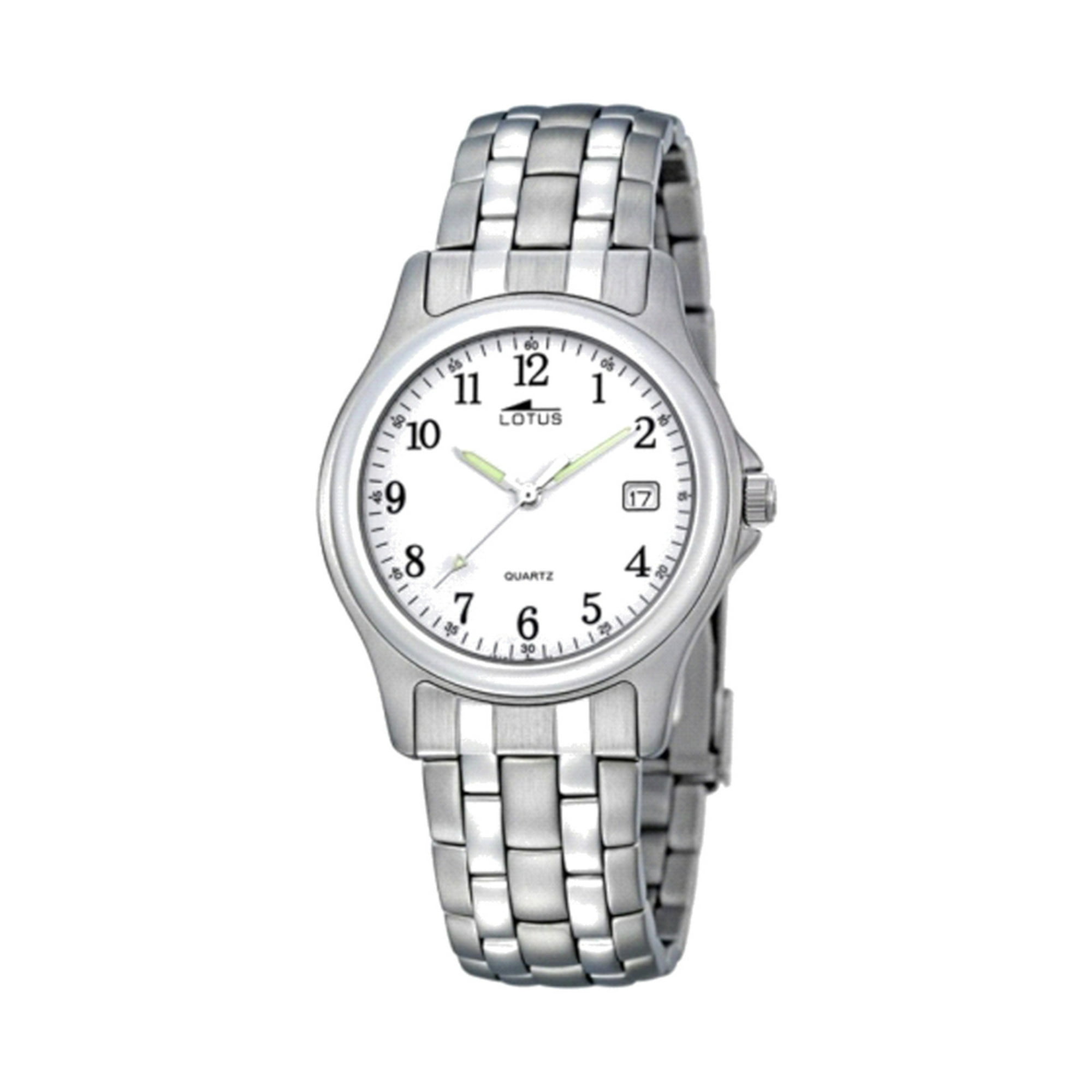 Reloj 15150/a Lotus Blanco Hombre Acero Clasico