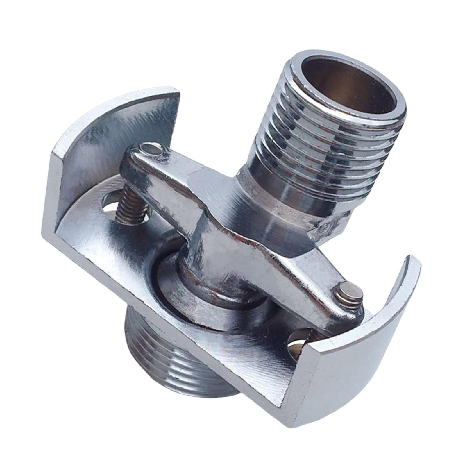 Magideal - Adaptador De Grifo De Ducha, Adaptador De Grifo De Bañera De Cobre, Fácil Instalación, Pie Curvo En Ángulo, Ángulo Ajustable, Montaje En Pared Para El Corto 18mm