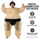 thumbnail image 3 of Disfraz inflable Morph Sumo Wrestler para hombre, Halloween, 3 of 5
