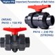 thumbnail image 2 of Válvula esférica AIPOR Union de 1-1/4", puerto completo, UPVC, 230 PSI, paquete de 2, 2 of 7