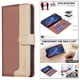 thumbnail image 5 of Funda Cartera con Bloqueo RFID para Motorola Moto G55 5G con Ranuras y Soporte Marrón, 5 of 5