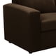 thumbnail image 3 of Sofa Kendy 3CG Felpa 30 Chocolate, 3 of 6