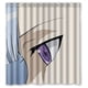 thumbnail image 1 of Cortina de ducha de anime para niño guapo, juego de cortina de baño con ganchos, tamaño 66 x 72 pulgadas, 1 of 3
