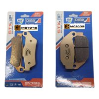 Genérico - Pastillas Freno Del + Tras Honda New Xre 300 Sinterizadas Negro