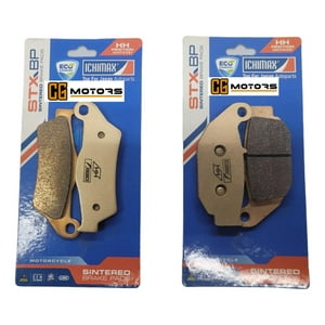Genérico - Pastillas Freno Del + Tras Honda New Xre 300 Sinterizadas Negro