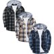 thumbnail image 1 of Camisas de Franela ZITY con Capucha Manga Larga 3 Piezas, 1 of 3
