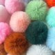 thumbnail image 2 of suxuMhao Bolas Decorativas de Pompones Verdes, 50 Pzas 2.36in Pompones Esponjosos y Suaves de Piel Sintética para Manualidades DIY, Fiesta, Bolas de Pompones para Manualidades Al por Mayor,, 2 of 4