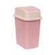 thumbnail image 1 of Basurero Plastico Rosa Papelera 12 Litros Tapa Vaiven Wakeshome, 1 of 6