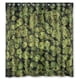 thumbnail image 1 of Cortina de ducha de cannabis con ganchos (167 x 183 cm), 1 of 3