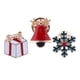 thumbnail image 2 of 3 piezas navidad broche lote copo de nieve navidad regalo caja cornamenta bufanda solapa pin, 2 of 3