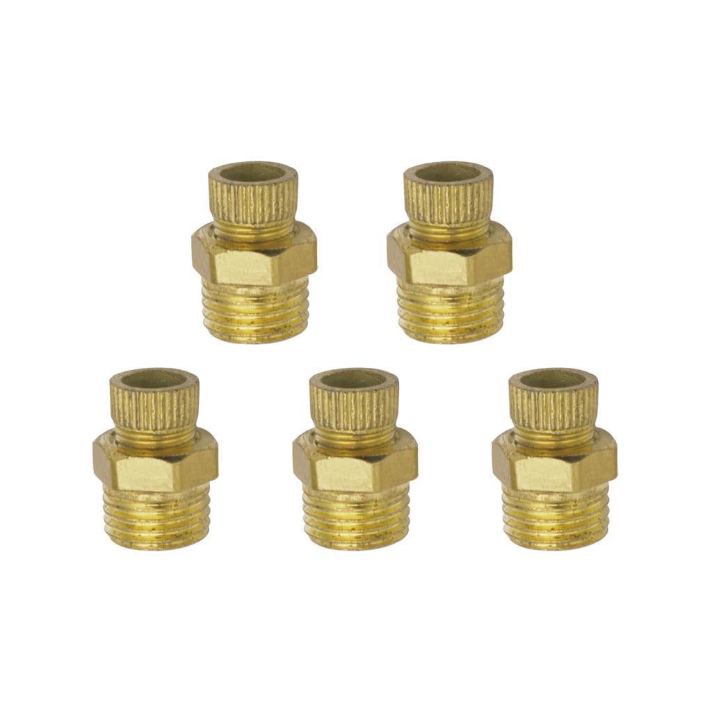 Ioensy - 5 Uds Válvulas De Drenaje De Compresor De Aire Tapón De Drenaje De Tanque De Agua De Compresor De Aire Resistente