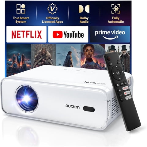 Proyector Smart Aurzen Eazze D1 1080P Wifi Bluetooth Dolby