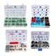 thumbnail image 1 of Kit de reparación de aire acondicionado para coche Luumtee, juego de 4 unidades, 494 piezas, juntas tóricas, sellos, núcleo de válvula, 1 of 7