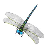 Bothyi - Simulación Libélula Modelo Artesanía Realista Libélula Jardín Colgante Ornamento Azul