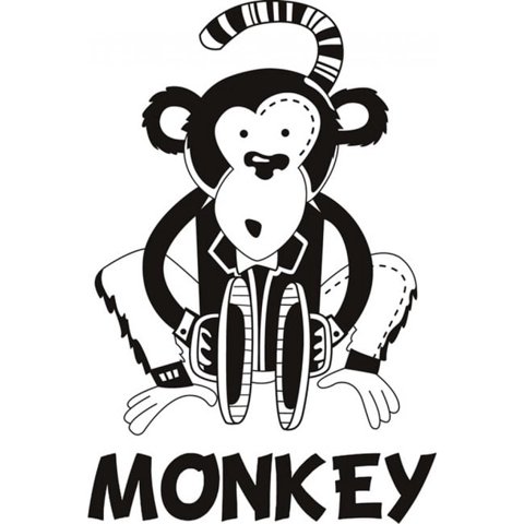 Rienda Libre Graphics - Decomural Cheeky Monkey Childrens Ws-17977