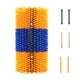 thumbnail image 2 of Cepillo De Masaje Resistente Para Rascar El Ganado, Para Caballos, Alces Y Ciervos, Color Amarillo Y Azul, 2 of 5