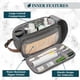 thumbnail image 2 of Neceser PAVILIA Canvas Travel Dopp Kit resistente al agua, 2 of 8