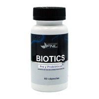 Biotics Pre Y Probióticos 60 Caps 100 Billones Fnl Sin Sabor